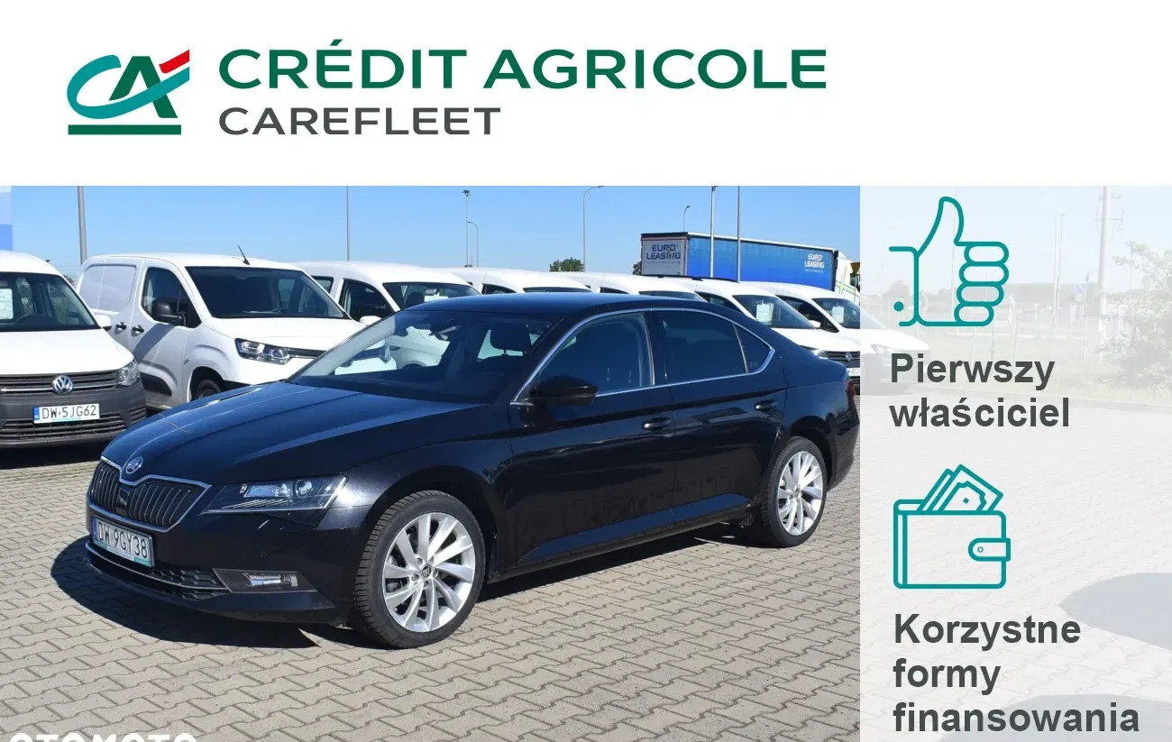 dolnośląskie Skoda Superb cena 91800 przebieg: 174127, rok produkcji 2019 z Rzgów